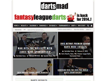 Tablet Screenshot of dartsmad.com